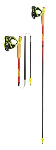 LEKI Ultratrail FX.One Superlite Trekking Poles - Carbon Foldable Ultralight Poles for Hiking & Trail Running