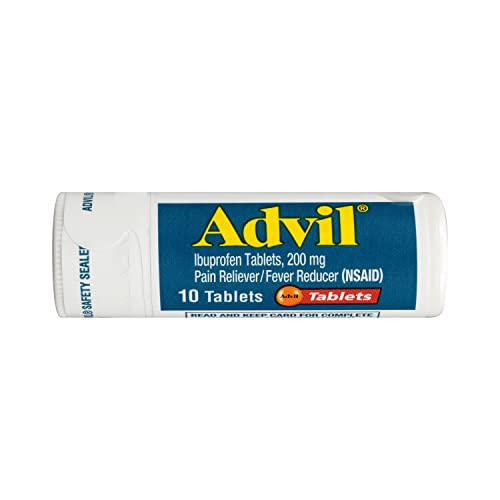 Advil Pain Reliever and Fever Reducer, Pain Relief Medicine with Ibuprofen 200mg for Headache, Backache, Menstrual Pain an...