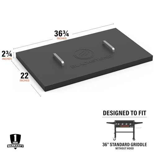 Blackstone 5004 36¡± Griddle Hard Cover, Powder Coated Steel, Black
