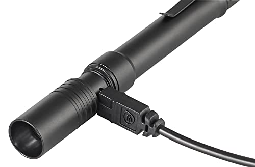 Streamlight 66134 Stylus Pro USB 350-Lumen Rechargeable White LED Pen Light for Inspectors, Law Enforcement, and Everyday ...