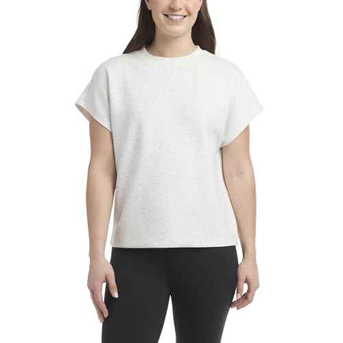 Danskin Womens Short Sleeve Crew Neck Luxe T-Shirt