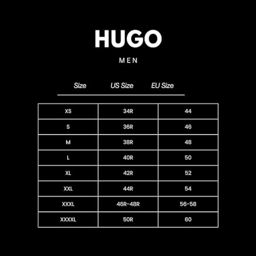 HUGO, Small Block Logo Cotton Quarter Zip Sweatshirt, Black Pepper, Small