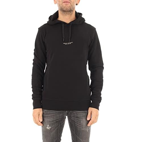 Armani Exchange mens Milano Ny Cotton Hooded Sweatshirt