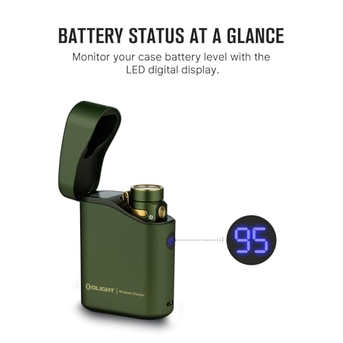 OLIGHT Baton4 Premium Edition EDC Flashlights 1300 Lumens with Type-C Charging Box, Powered by Rechargeable Battery, Small...