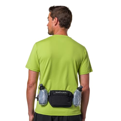 Nathan Running Belt Hydration with Flasks, Storage Pockets, Trail Mix Plus, Running Water Bottle Belt, Insulated, Walking, Hiking
