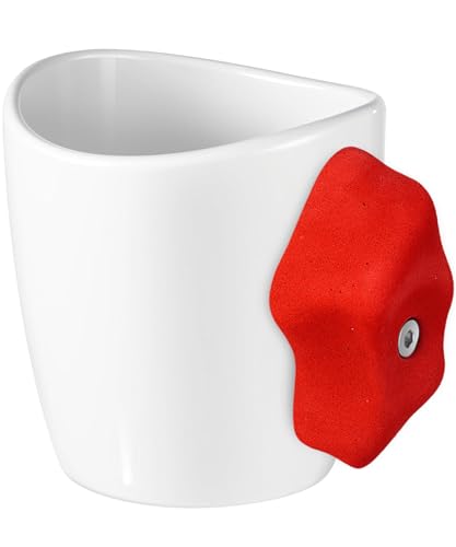 Dubbs Hardware Rock Climbing Mug – Train your grip while having a cup of coffee. Ceramic and with real climbing holds, pop...