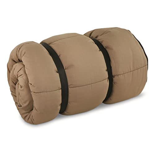 Guide Gear Canvas Hunter 0-Degree Double Sleeping Bag for Adults and Kids 2-Person Warm Winter Cold Weather Lightweight Po...