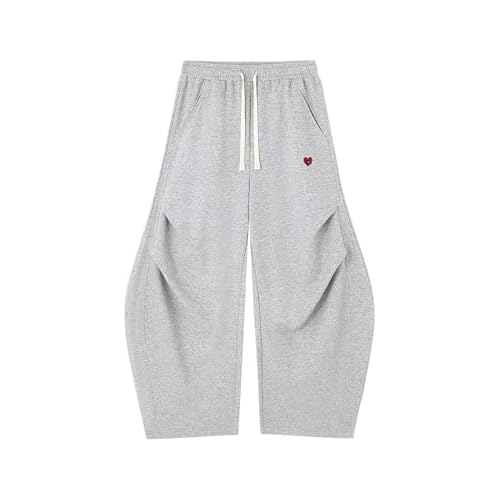 Aelfric Eden Wide Leg Sweatpants Womens Wrinkle Barrel Sweatpants Casual Athletic Baggy Lounge Pants