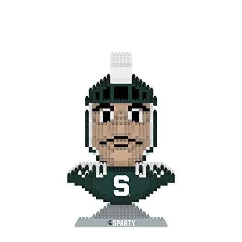 FOCO NCAA Unisex-Adult NCAA BRXLZ 3D Blocks Mascot Bust Puzzle Set