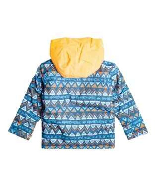 Quiksilver Boys' Ages 2-7 Little Mission 10K Grow System Snow Jacket - Snow Pyramid Majolica Blue | Size 2