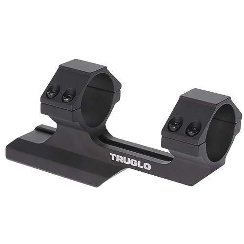 TRUGLO Tactical Hunting Shooting Versatile Durable One-Piece Picatinny Style Scope Mount with Rings
