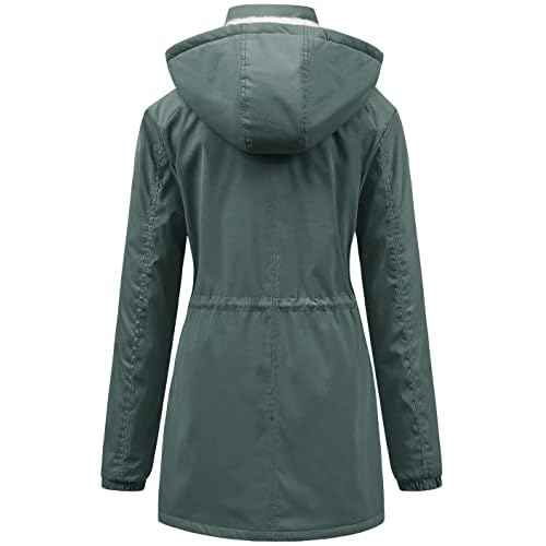 Chrisuno Women's Mid-Length Parka Winter Outerwear Jacket Soft Fleece Warm Snow Coat