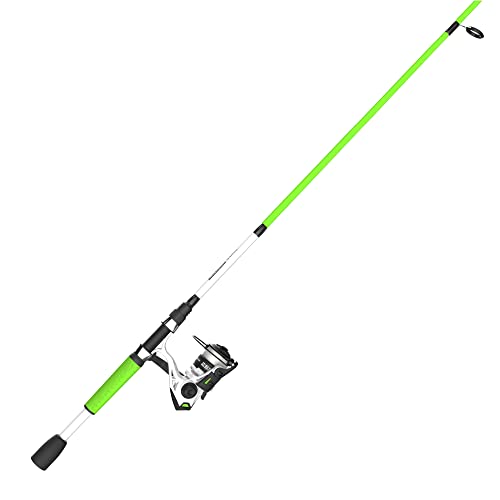 Zebco Roam Spinning Reel and Fishing Rod Combo, 6-Foot Fiberglass Fishing Pole, Split ComfortGrip Handle, Soft-Touch Handl...