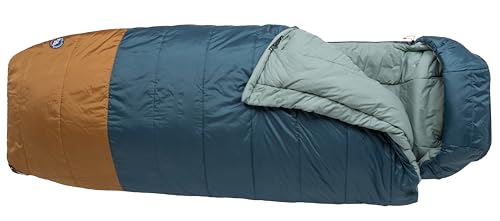 Big Agnes Echo Park Sleeping Bag - Extra Roomy Deluxe Comfort, 0°/25°/35° - Padlok Sleep System for Sleeping Pad Attachment