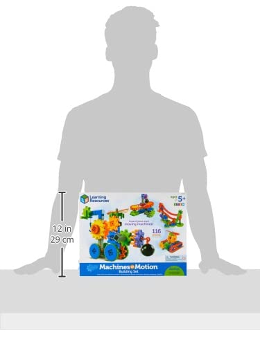 Learning Resources Gears! Gears! Gears! Machines in Motion, STEM Activities, Fine Motor Skills, Toddler Explorer Kit, Scie...