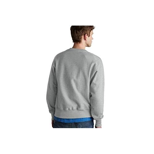 Champion mens Crewneck Sweatshirt, Reverse Weave, Heavyweight Fleece Sweatshirt for Men