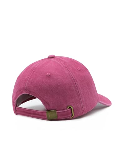 Waldeal Embroidered Camping Hair Don't Care Hat Adjustable Washed Baseball Cap for Women Men