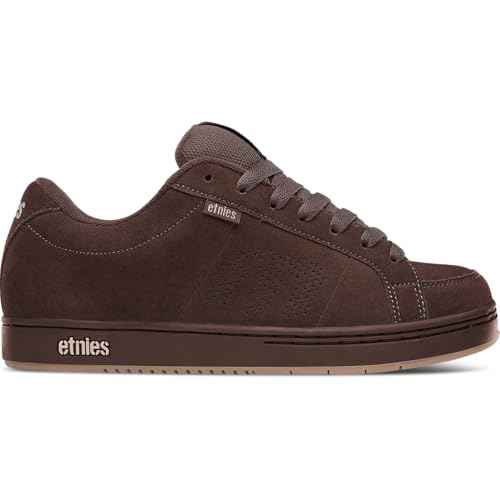 Etnies Kingpin Men's Skateboarding Shoe Classic Puffy Sustainable, Comfortable & Durable Footwear with Die-Cut EVA Insole - Brown/Black/Tan - 7.5