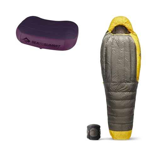 Sea to Summit Sleep System: Aeros Premium Pillow and Spark Down Sleeping Bag