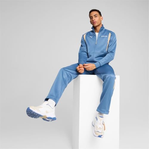 PUMA Men's Standard Mercedes AMG Track Jacket, Blue Horizon AH24