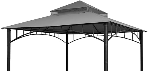 SCOCANOPY Replacement roof Compatible with Target Madaga Gazebo Model L-GZ136PST,Grey