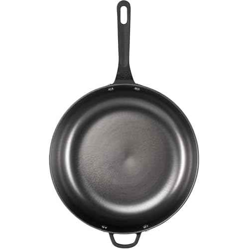 GSI Outdoors Guidecast 12¡± Cast Iron Frypan I Dual Handle & Self-Basting Dome Lid