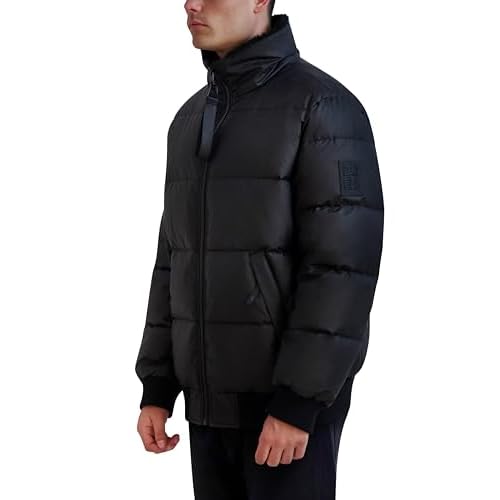 KARL LAGERFELD mens Karl Lagerfeld Paris Men's Short Puffer Jacket