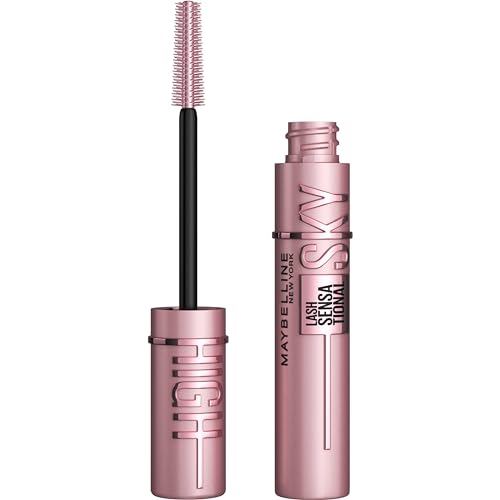 Maybelline Lash Sensational Sky High Washable Mascara Makeup, Volumizing, Lengthening, Defining, Curling, Multiplying, Bui...