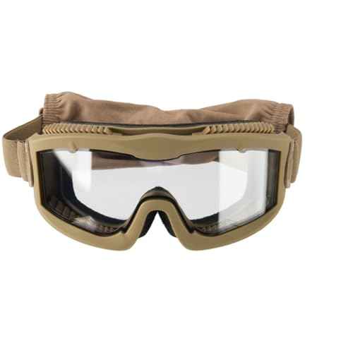 Lancer Tactical AERO Airsoft Tactical Safety Goggles ANSI Z87.1-Anti-Fog Glasses, 3mm Dual Pane Lens for Hunting, Paintball