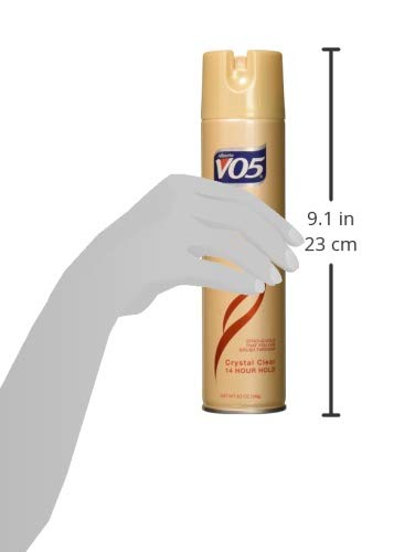 VO5 Brush Out Crystal Clear 14 Hour Hair Spray Aerosol Hard To Hold 8.5oz (Pack of 3)