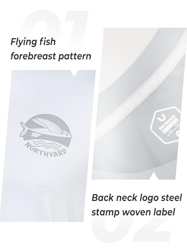 NORTHYARD Mens Swim Shirt Rash Guard UPF 50+ Quick Dry Short Sleeve Fishing Shirts Sun Protection Shirt Beach Water Swimming