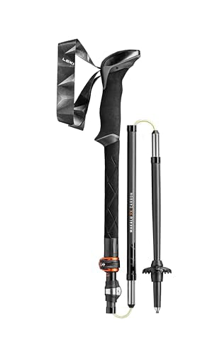 LEKI Makalu FX Carbon Trekking Poles - Foldable Collapsible Lightweight Walking Poles for Hiking