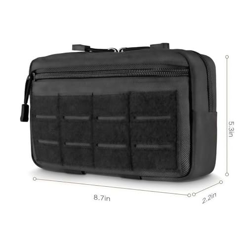 Tactical Medical Pouch,First Aid Kit Bag for Hunting Gear, Military Utility Pouch with Zipper Closure