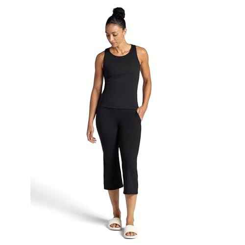 Gaiam Women's Wide Legging, Cropped Fit, 22.5¡± Inseam