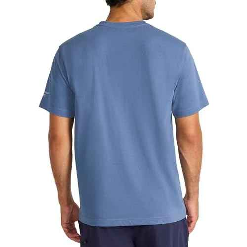 Reebok Mens Daybreak Crewneck T-Shirt, Standard Fit, Lightweight Cotton-Poly Jersey Fabric