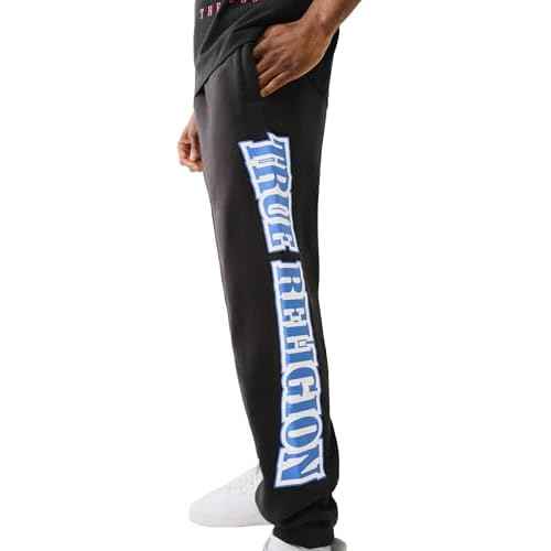 True Religion Men's Raw Exaggerated Icon Jogger