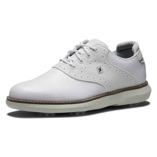 FootJoy Unisex-Child Traditions Junior Golf Shoe