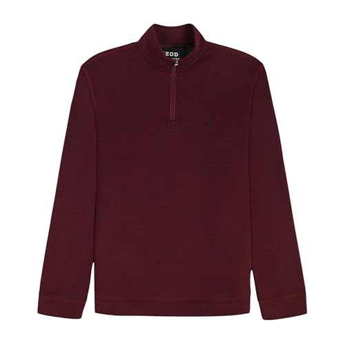 IZOD Men's Big and Tall Advantage Performance Quarter Zip Fleece Pullover Sweatshirt