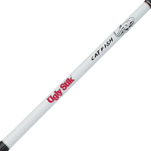 Ugly Stik 7’ Catfish Spinning Fishing Rod and Reel Catfish Combo, Ugly Tech Construction with Clear Tip Design, 7’ 2-Piece...