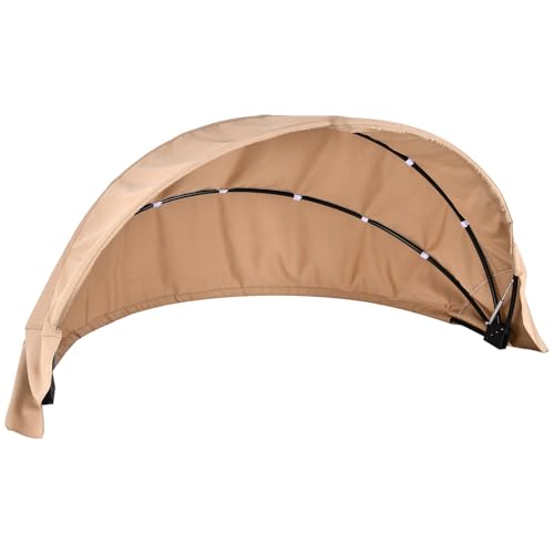 Outdoor Daybed Replacement Canopy, Outdoor Patio Wicker Daybed Canopy, Top Cover Compatible with Patio Round Daybed,| Cust...