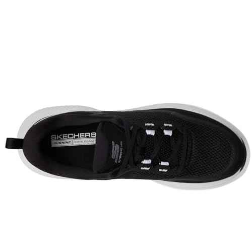Skechers Women's Go Run Supersonic Max, Black/White, 8.5
