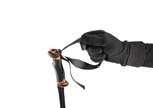 LEKI Helicon Lite Aluminum Adjustable Lightweight Ski Poles for Backcountry Skiing & Snowboarding