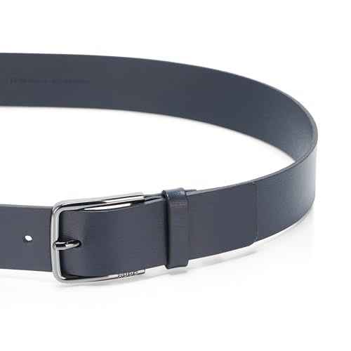 HUGO mens Thin Buckle Smooth Leather Belt