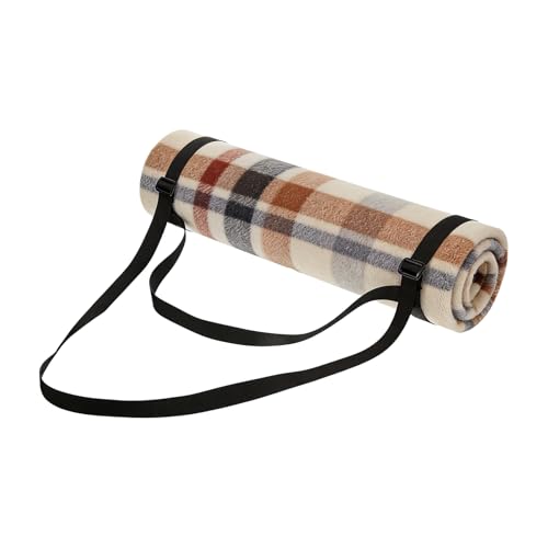 Alrhso 2 Pcs Picnic Blanket Carry Strap Sleeping Bag Strap Utility Straps for Camping, Backpacking, Motorcycle Bedroll, Hi...