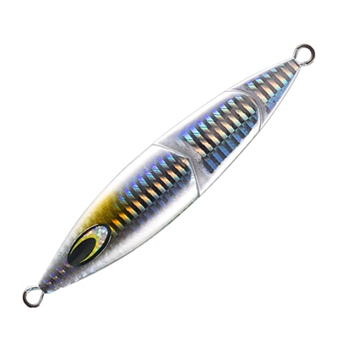 Vertical Jigs Luminous Slow Jigging Lure for Saltwater Freshwater Fishing 3 Colors 7 Weights