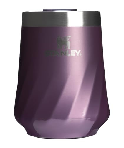 STANLEY The Reserve Textured Wine Tumbler | 11oz | Splash-Proof Lid | Cold Drinks & Cocktail Cup | Insulated Stainless Ste...