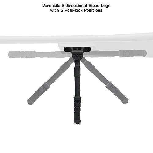 UTG Recon Flex II Bipod, Matte Black, Cent. 7"-9"