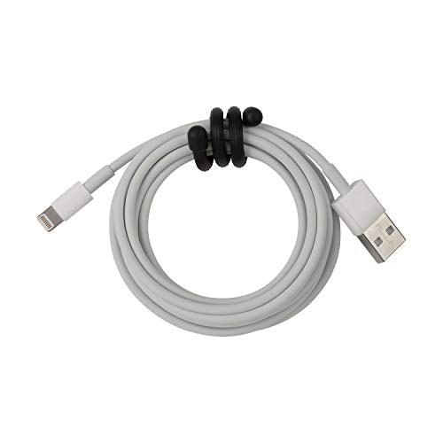 Nite Ize Original Gear Tie - 6-Inch Reusable Rubber Twist Tie - Reusable Gear Ties - Electric Cord Organizers - Twist Ties...