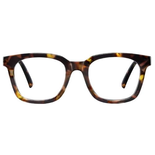 Jectieey Blue Light Blocking Glasses for Women Men,Oversize Fashion Squre Anti Eyestrain Glasses for Gaming/Reading/TV