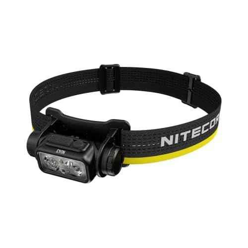 Nitecore Headlamp NU43 Lightweight USB C Rechargeable LED Head Torch 1400 Lumens 130m Beam Range Red Light for Night Vision